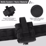 Double Tactical Handcuff Holster With Molle Belts - Image 2