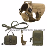 Tactical Dog Harness Pet German Shepherd K9 Training Vest Dog Harness And Leash Set For All Breeds Dogs - Image 10