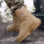 Waterproof outdoor tactical military boots - Image 4