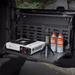 Tailgate Table Molle Panel For Ford Bronco 2021-2024 2-Tier Foldable Rear Storage Cargo Rack Shelf Camping Desk - Image 7