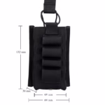 Fitness Eddy Double-Layer Magazine Holder – 600D Nylon Tactical Dual Mag Pouch - Image 4