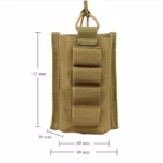 Fitness Eddy Double-Layer Magazine Holder – 600D Nylon Tactical Dual Mag Pouch - Image 3