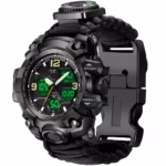 Waterproof Dual Display Electronic Tactical Watch - Image 9