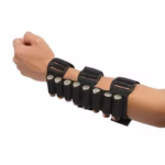 Tactical Shotgun Shell Holder Wristband – Adjustable 8-Round Ammo Forearm Carrier for Hunting & Range