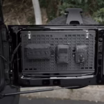 Tailgate Table Molle Panel For Ford Bronco 2021-2024 2-Tier Foldable Rear Storage Cargo Rack Shelf Camping Desk - Image 9