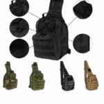 Mens Backpack Tactical Sling Shoulder Bag Molle Travel Chest Pack Outdoor Hiking - Image 3