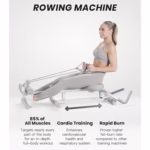 4-in-1 Fitness Equipment Rowing Machine - Image 6