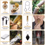 14-In-1 Outdoor Emergency Survival Kit Camping Hiking Tactical Gear Case Set Box - Image 3