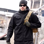 Tactical Soft Shell Jacket Tactical Windbreaker Waterproof Outdoor - Image 5
