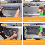 OFF ROAD Tailgate Storage Panel Tailgate Molle Panel Steel Cargo Shelf Storage Luggage Holder Carrier For Ford Bronco Accessories 2021 2022 2023 2 4 Doors - Image 4