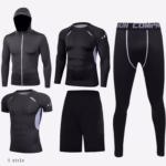 Fitness clothing suit basketball tights - Image 2