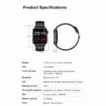 G93 New Smart Watch 1.85'' Square Screen Sports Waterproof BT Smartwatch - Image 5