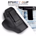 Left RIGHT Tactical Leather Holster for Concealed Carry - Image 4