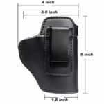 Left RIGHT Tactical Leather Holster for Concealed Carry - Image 2