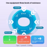 Silicone Grip Ring Decompression Decompression Building Up Arm Muscles Training Five Finger Strength Rehabilitation Grip Strength Exercise Hand Strength Equipment