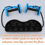 Fitness Eddy Multi-Function Ab Wheel Roller with Resistance Bands - Image 3