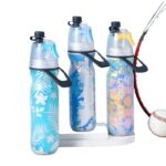 2-in-1 Misting Water Bottle - 500ml Insulated Sport Spray - Image 7