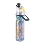 2-in-1 Misting Water Bottle - 500ml Insulated Sport Spray - Image 3
