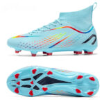 Fitness Eddy™ Youth Performance High-Top Soccer Shoes – Breathable TF Turf Trainers - Image 4