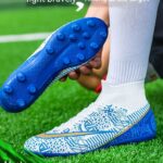 Fitness Eddy™ All-Terrain High-Top Soccer Boots – Multi-Surface Performance Cleats - Image 6