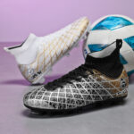 Fitness Eddy™ 6003 Elite High-Top Soccer Spikes – Professional Performance Cleats - Image 3