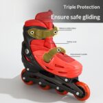 Kids Inline Skate Full Set With Multi-Adjustable Size Options - Image 6