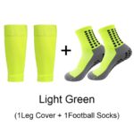 Sports Soccer Socks With Knee Pad Mid-calf Glue Dispensing Non-slip - Image 6