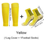 Sports Soccer Socks With Knee Pad Mid-calf Glue Dispensing Non-slip - Image 3