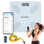 Smart Digital Scale For Body Weight High Accuracy BMI Weight Scale Full Body Composition Analysis Sync With APP 4mm Tempered Glass 397LBS Capacity LCD Display - Image 4