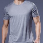 Summer Lightweight Breathable Sports And Fitness T-shirt