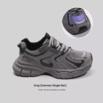 Mesh Casual Versatile Platform Dad Shoes - Image 5