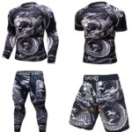 Men Compression Rashguard T Shirt – Premium Elastic Athletic Top & Gym Performance Fitness Shirt