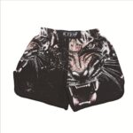 MMA Shorts – Premium Polyester Blend Boxing & Sanda Training Athletic Performance Trunks - Image 3