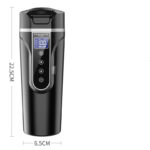Smart Car Electric Heating Cup – Premium 400ml Digital Display Travel Thermos & Stainless Steel Portable Water Bottle - Image 7