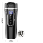 Smart Car Electric Heating Cup – Premium 400ml Digital Display Travel Thermos & Stainless Steel Portable Water Bottle - Image 9