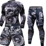 Men Compression Rashguard T Shirt – Premium Elastic Athletic Top & Gym Performance Fitness Shirt - Image 7