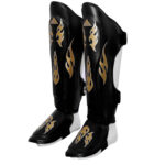 MMA Sanda Greaves – Premium Artificial Leather Boxing Shin Guards & Martial Arts Training Protective Gear - Image 6