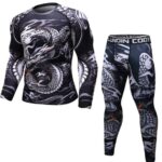 Men Compression Rashguard T Shirt – Premium Elastic Athletic Top & Gym Performance Fitness Shirt - Image 8