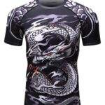 Men Compression Rashguard T Shirt – Premium Elastic Athletic Top & Gym Performance Fitness Shirt - Image 9