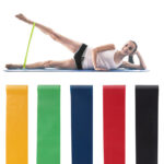5-Level Resistance Band Set – Professional Latex Loop Bands for Yoga & Strength Training