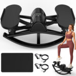 Lateral Stepper Exercise Machine – Stair Stepper with Resistance Bands & LCD Monitor