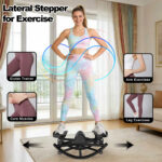 Lateral Stepper Exercise Machine – Stair Stepper with Resistance Bands & LCD Monitor - Image 2