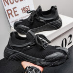 Fly Knit Mesh Sneakers – Breathable Korean Style Casual Running Shoes
