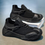 Fly Knit Mesh Sneakers – Breathable Korean Style Casual Running Shoes - Image 5