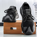 Fly Knit Mesh Sneakers – Breathable Korean Style Casual Running Shoes - Image 2