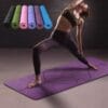 Non Slip TPE Yoga Mat Position Line Beginner