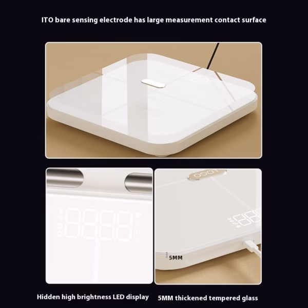 Gym Intelligent Eight-electrode Electronic Scale Body Fat Scale - Image 3