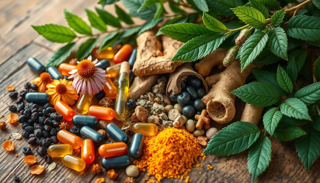 Herbal supplements for immune system