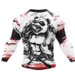 XMartial Shredded Panda Rash Guard - Premium Compression Sleeve