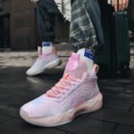 Luminous High-Top Basketball Shoes - Glow-in-the-Dark Athletic Sneakers